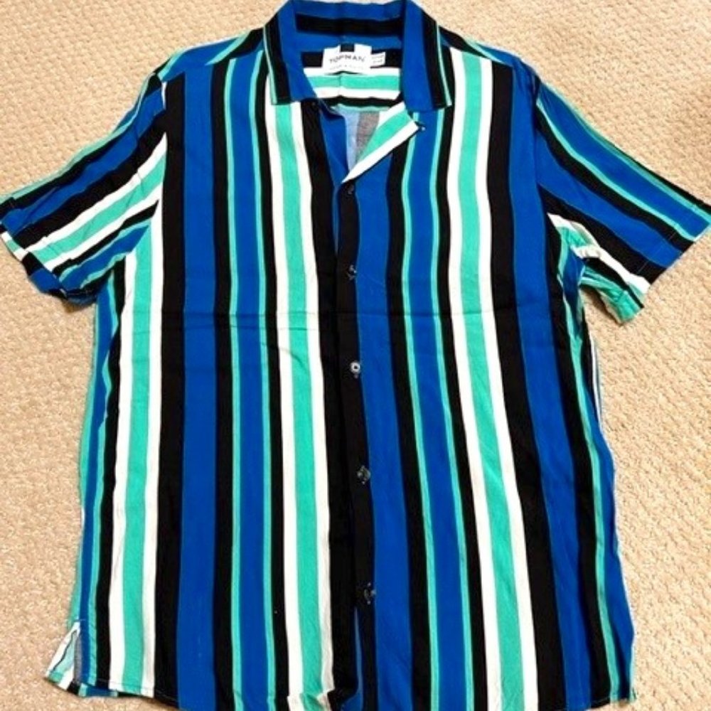Brand: Topman, US Medium, Striped